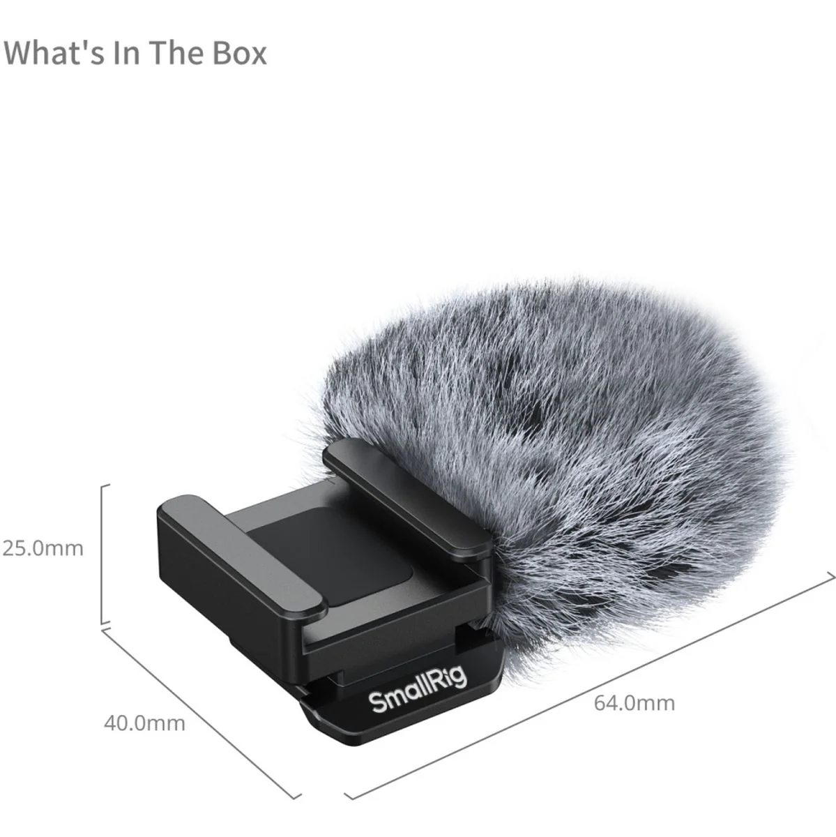 SmallRig 5989 Furry Windscreen For Canon PowerShot V1 - Image 2