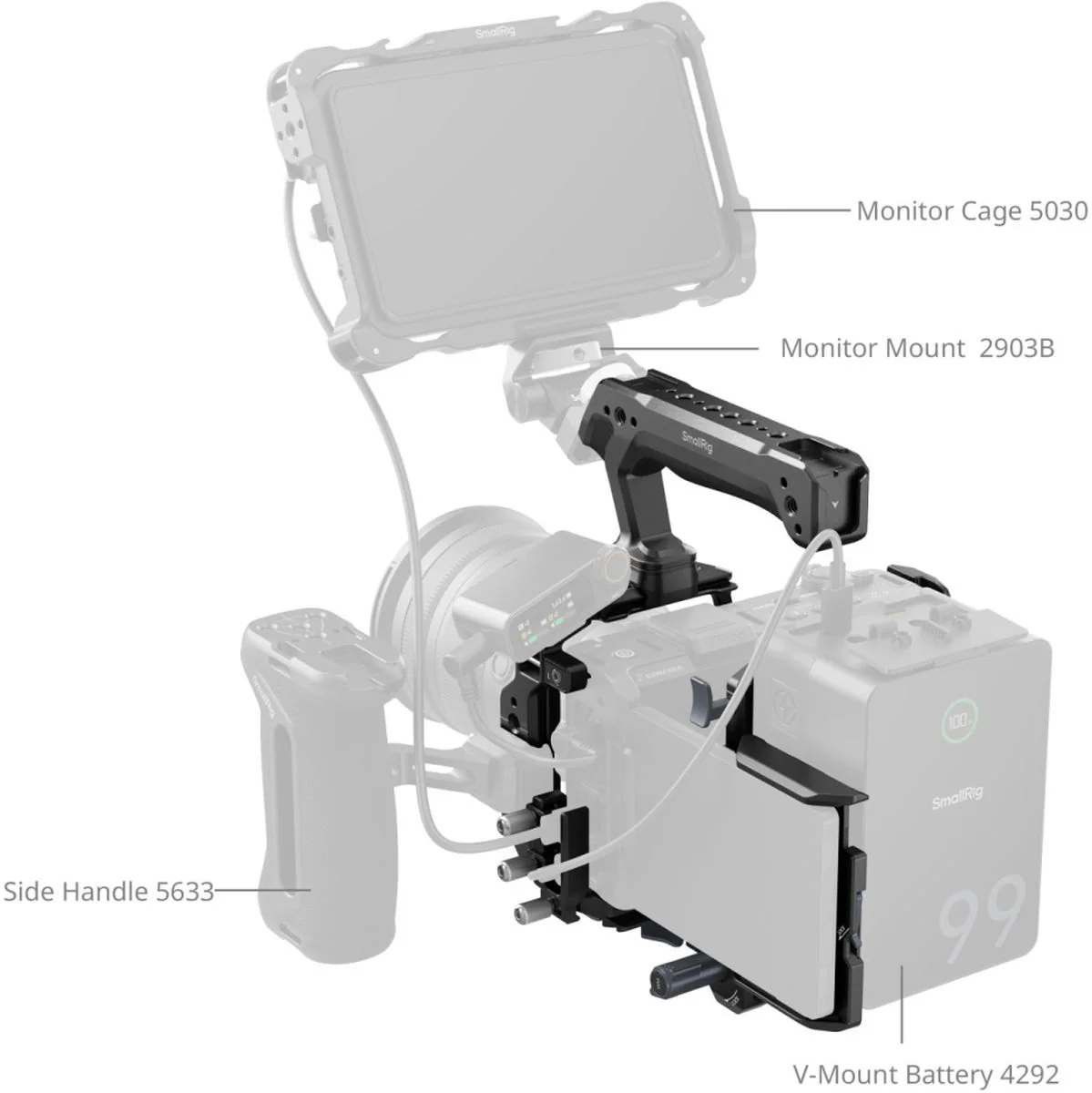 SmallRig 6113 Hawklock Quick Release Cage Kit For Nikon ZR - Image 3