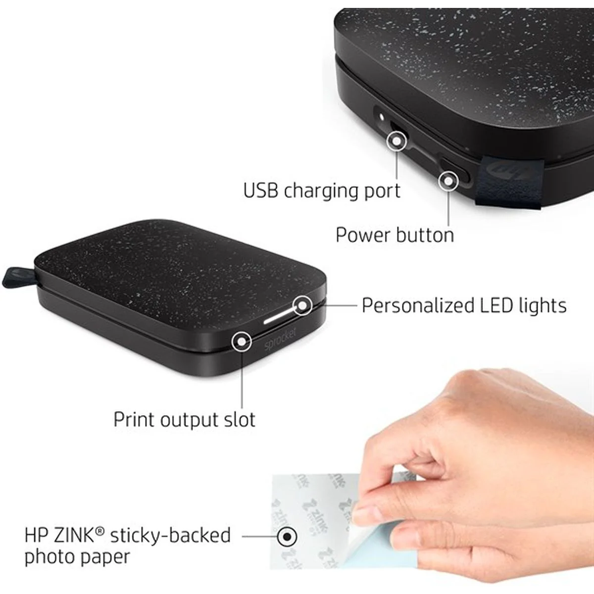 HP Sprocket Black Noir - Image 3