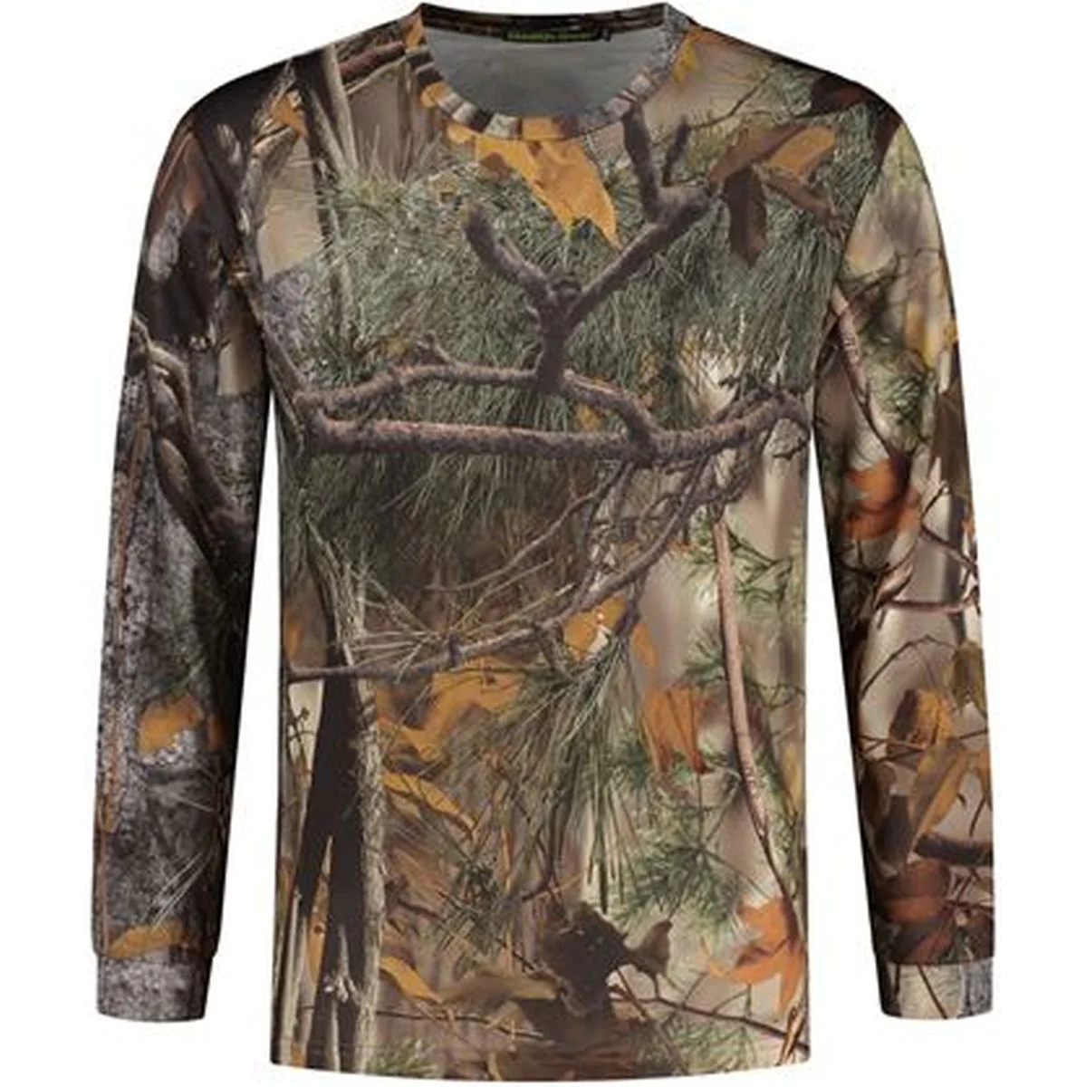 Stealth Gear T-Shirt Long Sleeve Camo Forest Print Size L