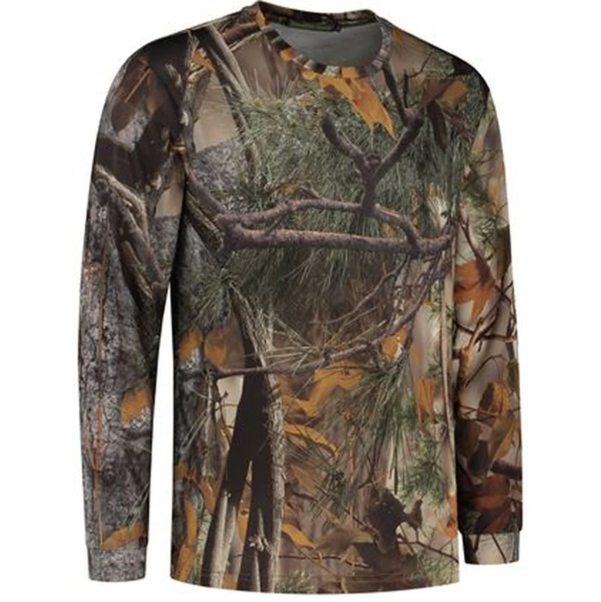 Stealth Gear T-Shirt Long Sleeve Camo Forest Print Size M - Image 2