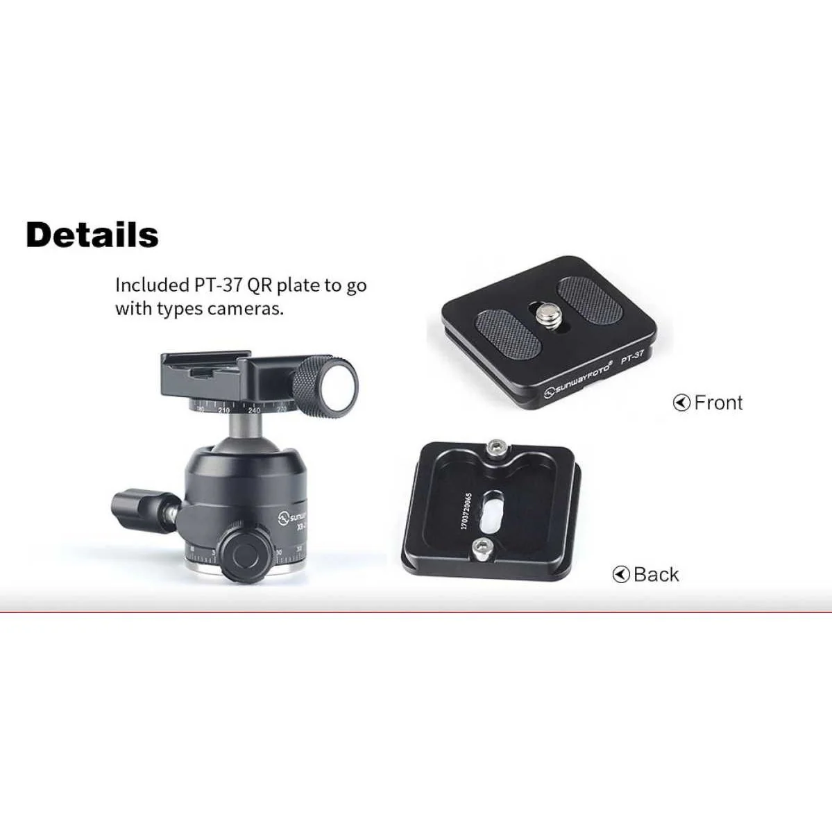 Sunwayfoto Ball Head XB-28II - Image 3