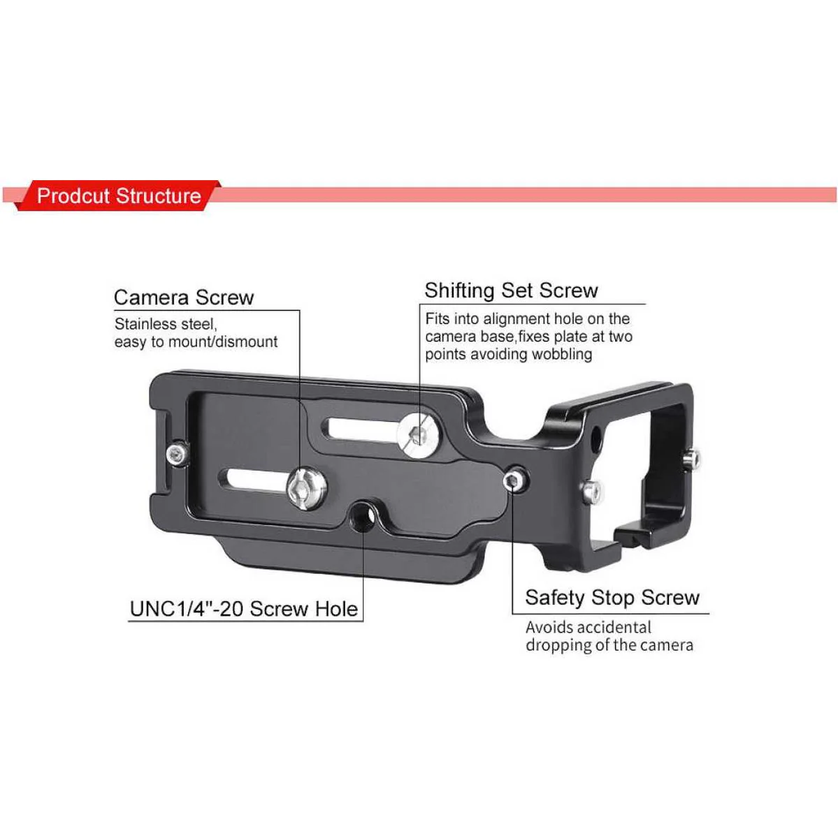Sunwayfoto L-Plate For Canon 90D (PCL-90D) - Image 3