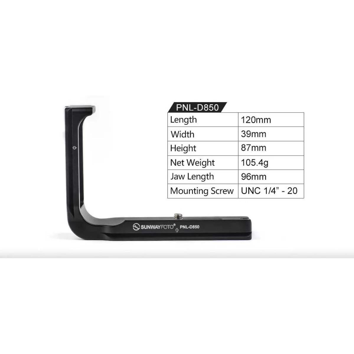 Sunwayfoto L-Plate For Nikon D850 (PNLD850) - Image 2