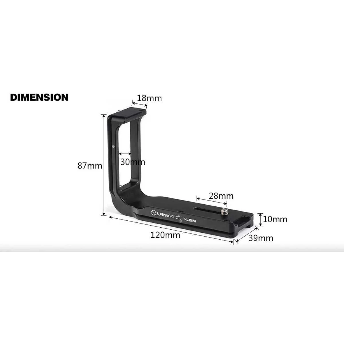 Sunwayfoto L-Plate For Nikon D850 (PNLD850) - Image 5
