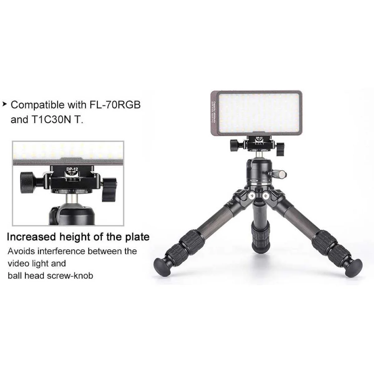 Sunwayfoto Quick Release Plate Mini DP-12 - Image 3