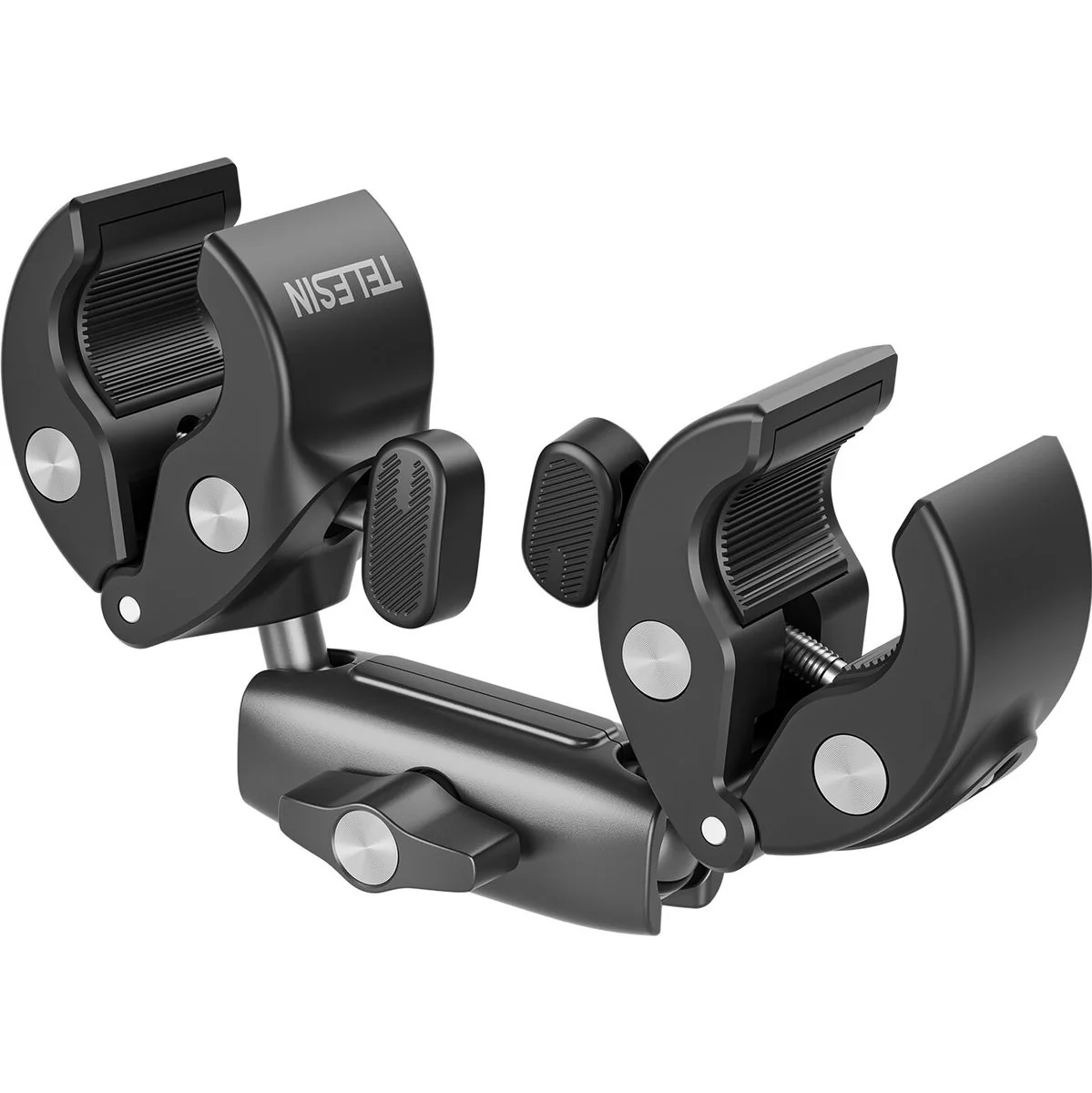Telesin Dual Crab Claw Clamp Mount - Aluminium - Image 2