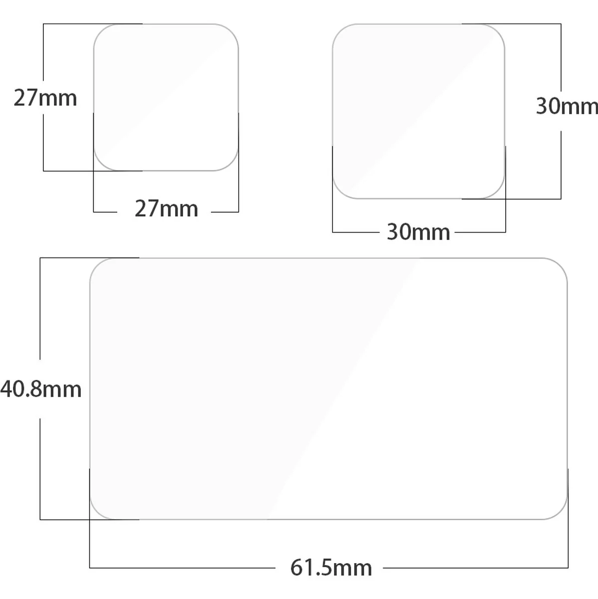 Telesin Screen Protector Tempered Glas For GoPro 9/10/11/12 - Image 2