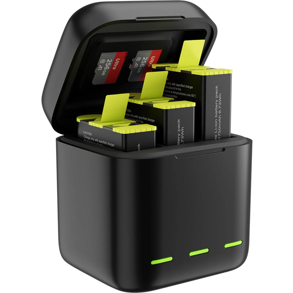 Telesin Triple Battery Charger Box +3X Battery GoPro 9/10/11 - Image 2
