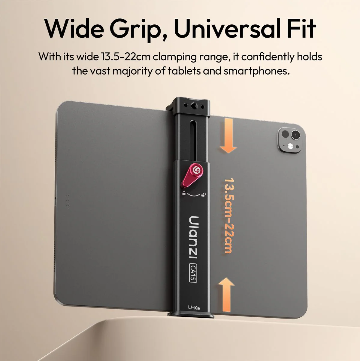 Ulanzi CA15 Onelock Tablet Clamp - Image 2