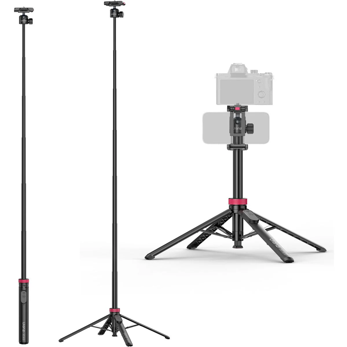 Ulanzi MT-44 B 2-IN-1 Selfie Stick Tripod (Bluetooth)
