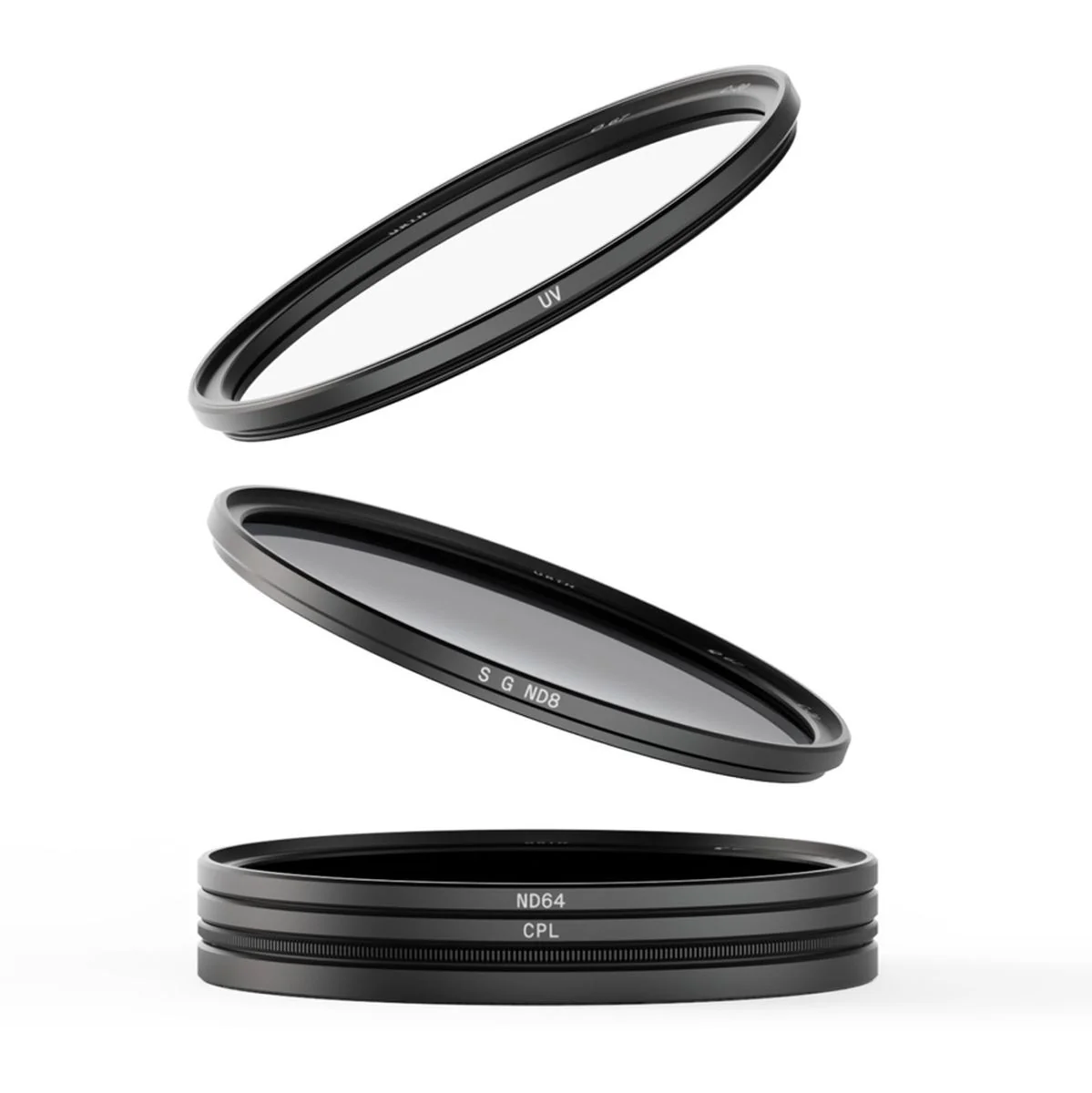 Urth 55mm Magnetic Landscape Filter Kit Plus+ (UV CPL SGND8 ND64) - Image 2