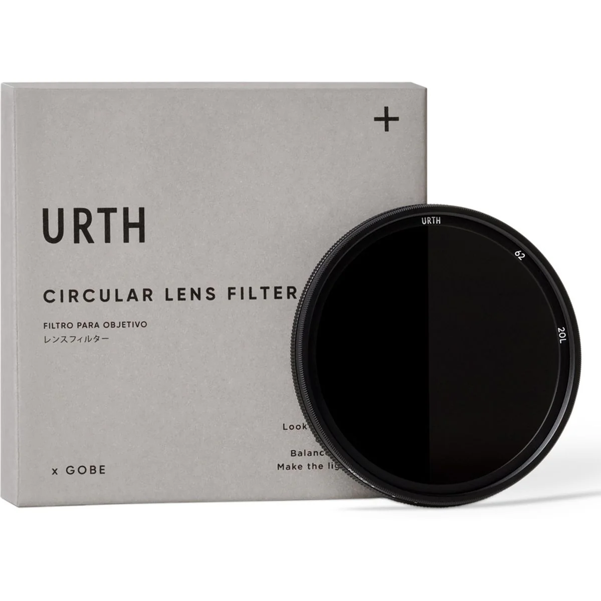 Urth 62mm ND8-128 (3-7 Stop) Variable ND Lens Filter (Plus+)