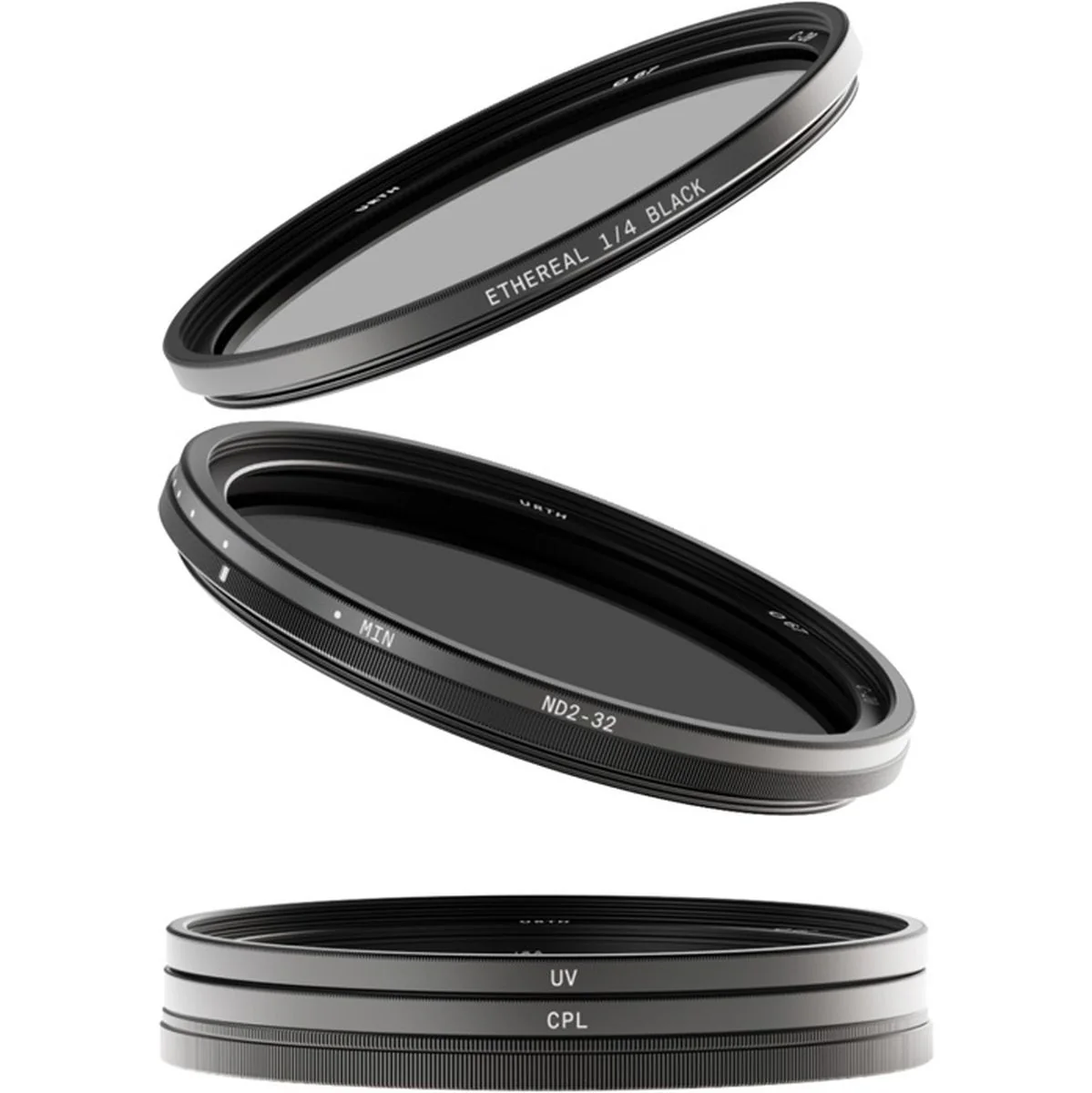Urth 67mm Cinematic Filter Kit Plus+ (UV CPL ND32 Ethereal 1/4 Black Mist) - Image 2