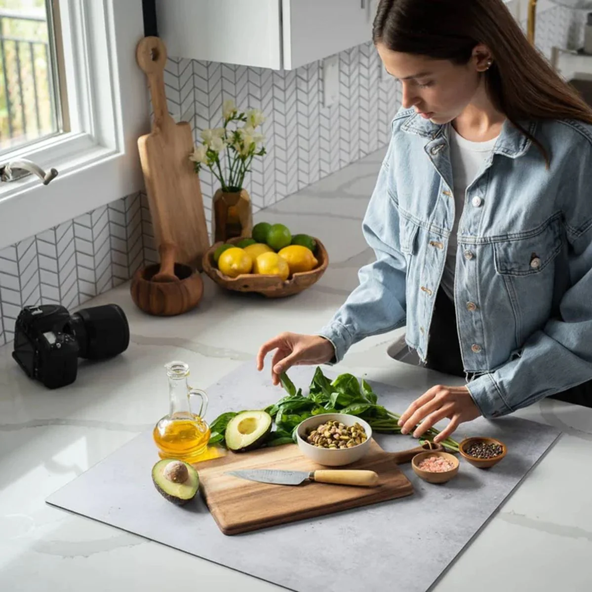 V-Flat World Aged Cutting Board/Butchers Board - Image 5