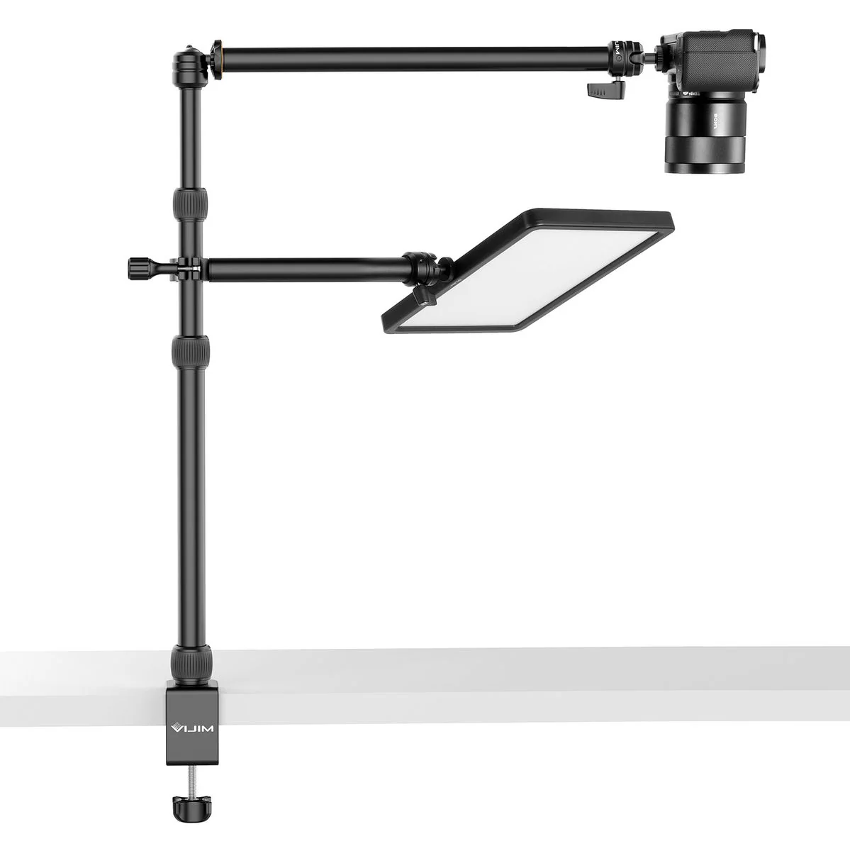 VIJIM LS11 Double Adjustable Tripod Arm w/ Tafelklem - Image 2