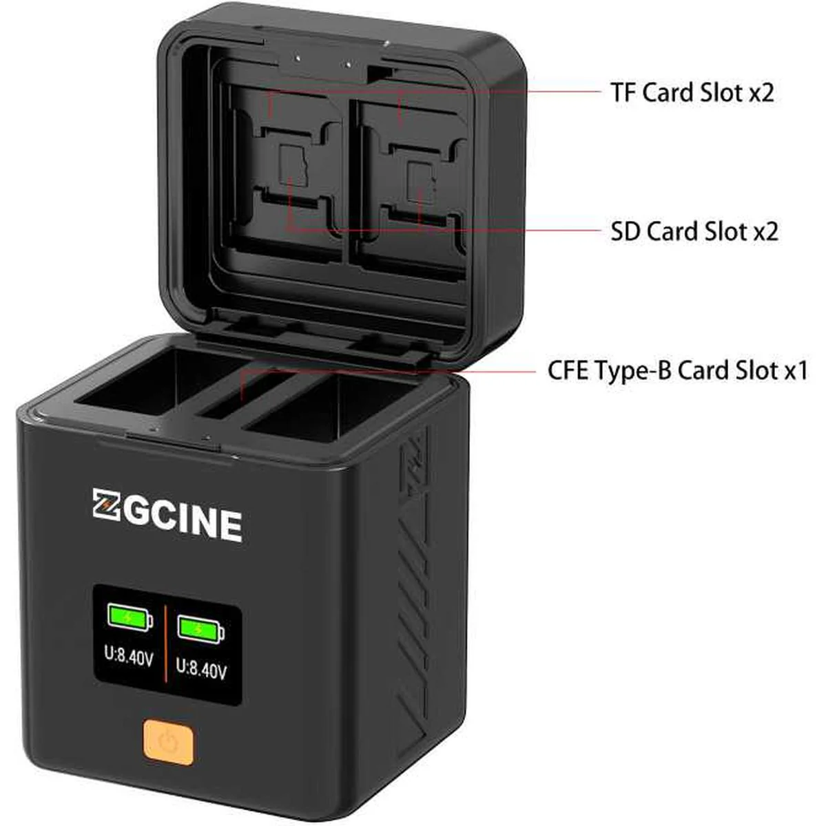 ZGCINE Charging Case For Fujifilm NP-W126S Battery (PS-W126) - Image 3