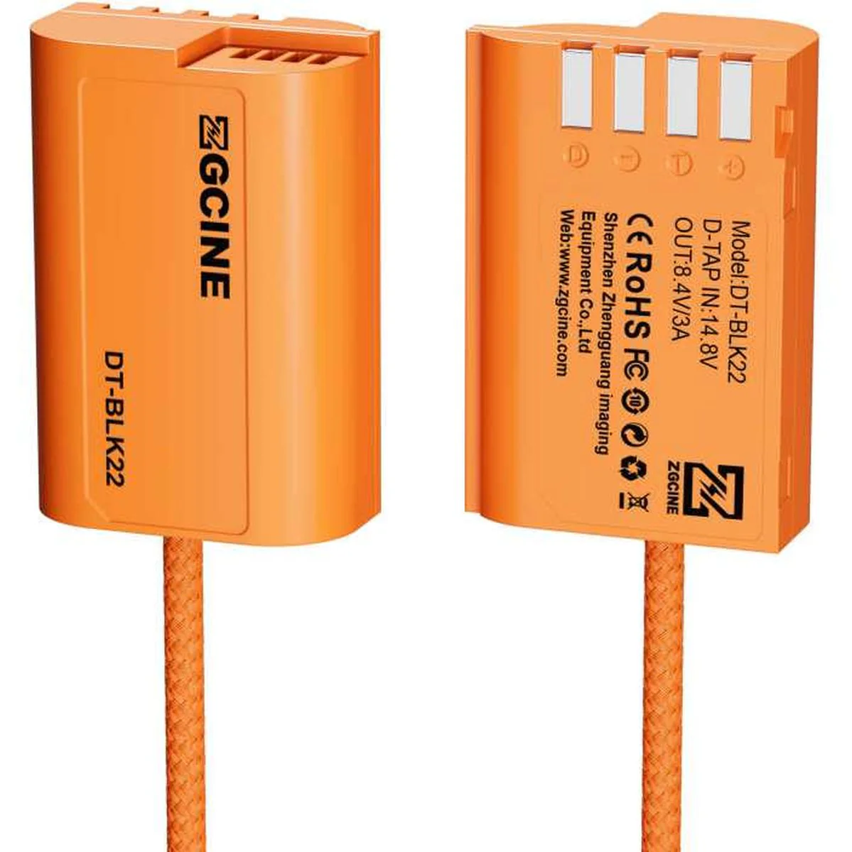 ZGCINE D-Tap To DMW-BLK22 Dummy Battery Cable (DT-BLK22) - Image 3
