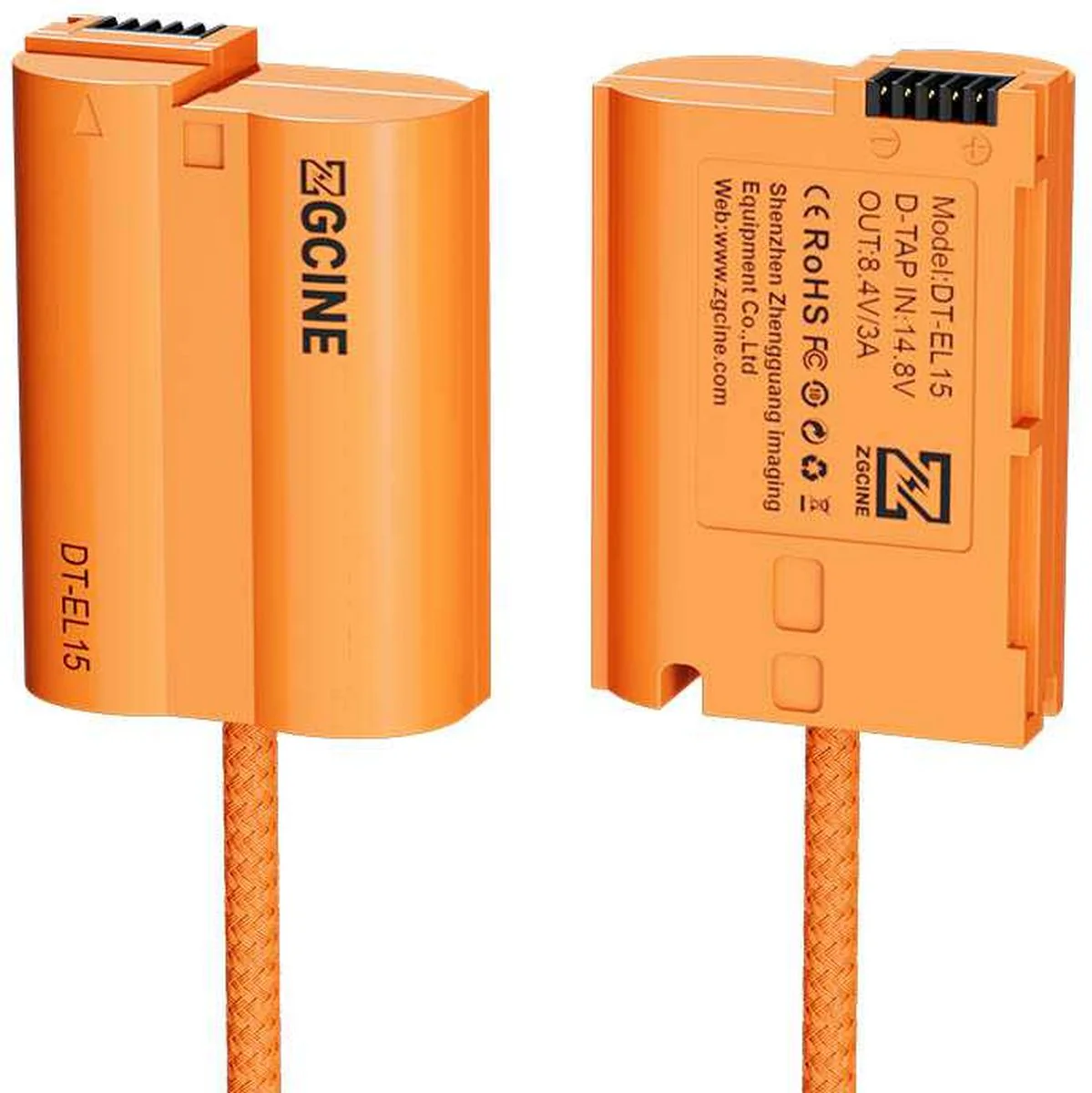 ZGCINE D-Tap To EN-EL15 Dummy Battery Cable (DT-EL15) - Image 5