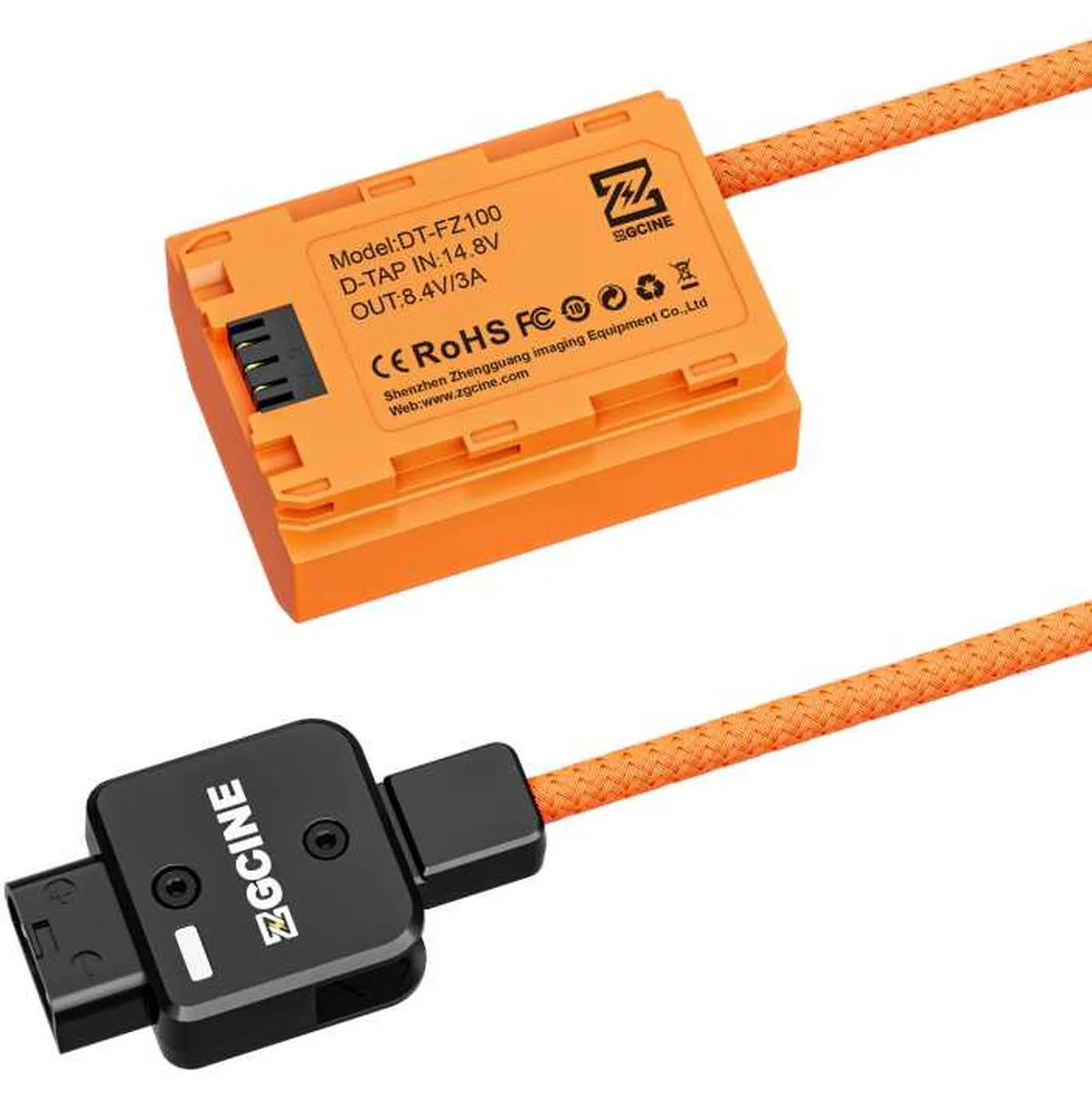 ZGCINE D-Tap To NP-FZ100 Dummy Battery Cable (DT-FZ100) - Image 3