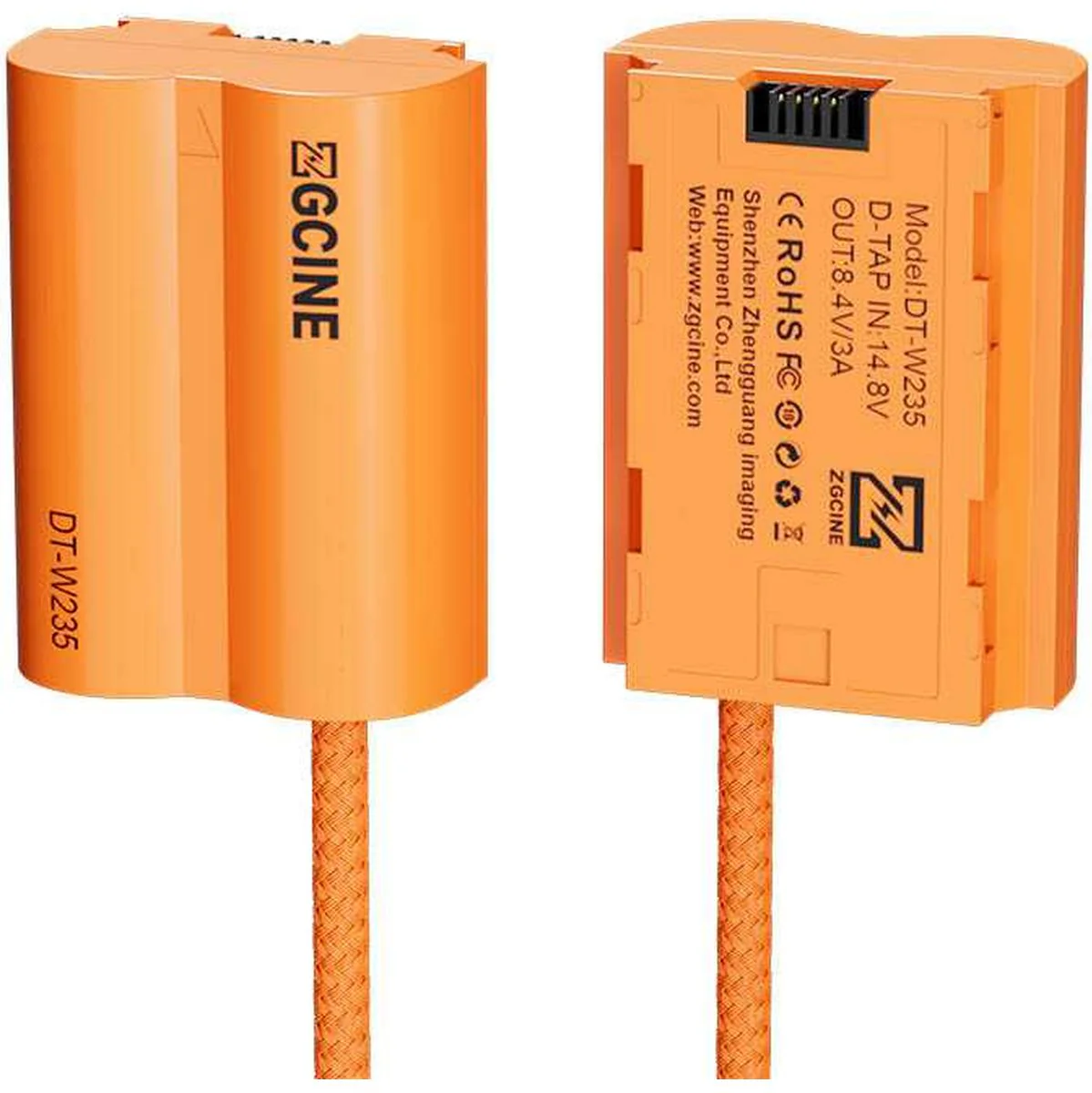 ZGCINE D-Tap To NP-W235 Dummy Battery Cable (DT-W235) - Image 4