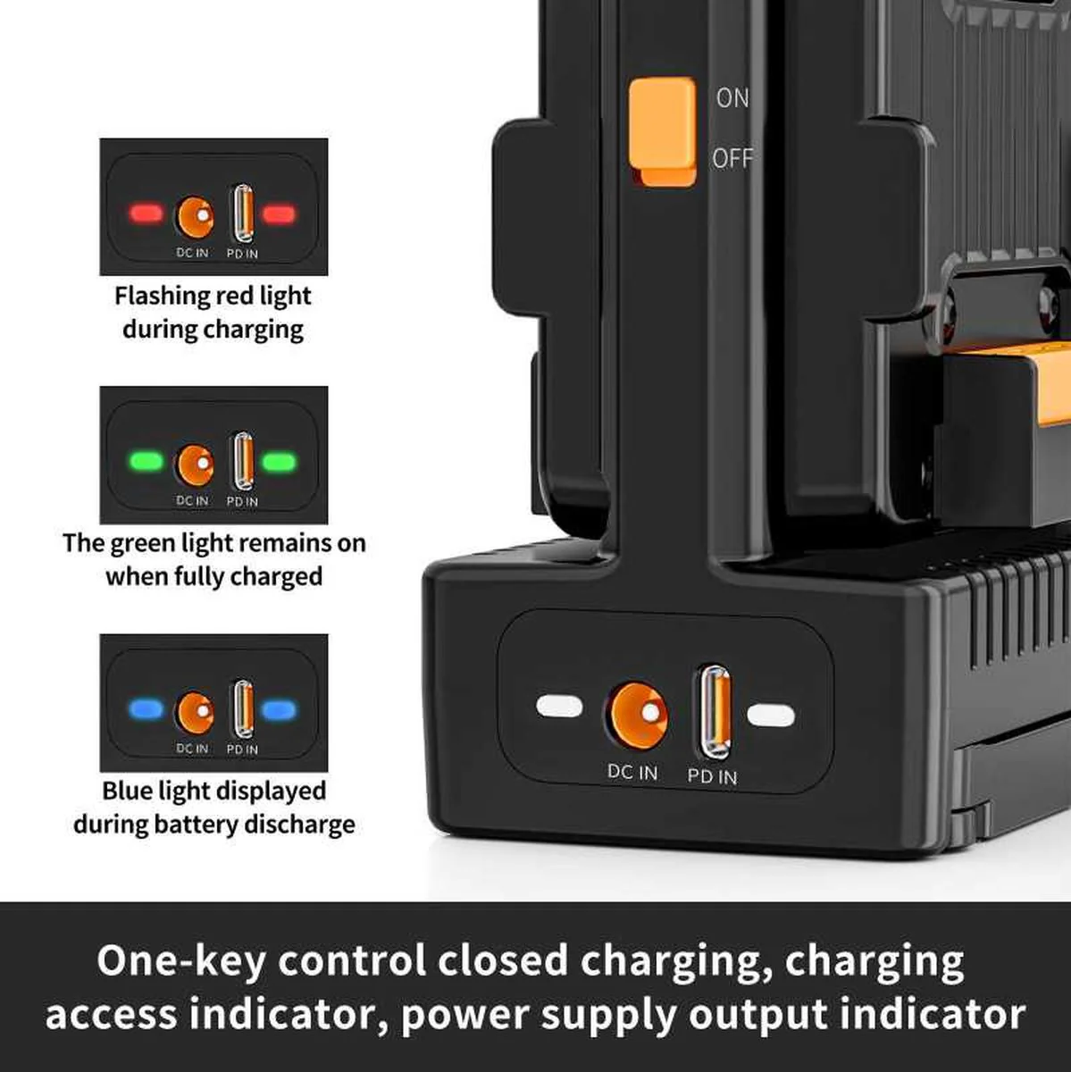 ZGCINE V-Mount Dual Charger w/ Hot Switching (VM-C2-KIT) - Image 3