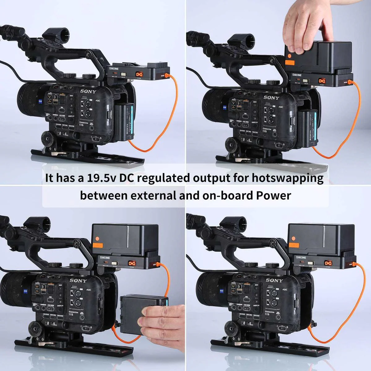 ZGCINE V-Mount Plate For Sony FX6 (VM-VP5) - Image 4
