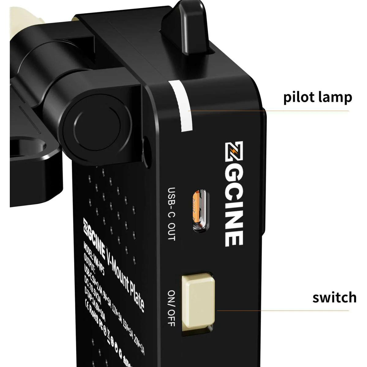 ZGCINE V-Mount Plate For Sony FX6 (VM-VP5) - Image 5
